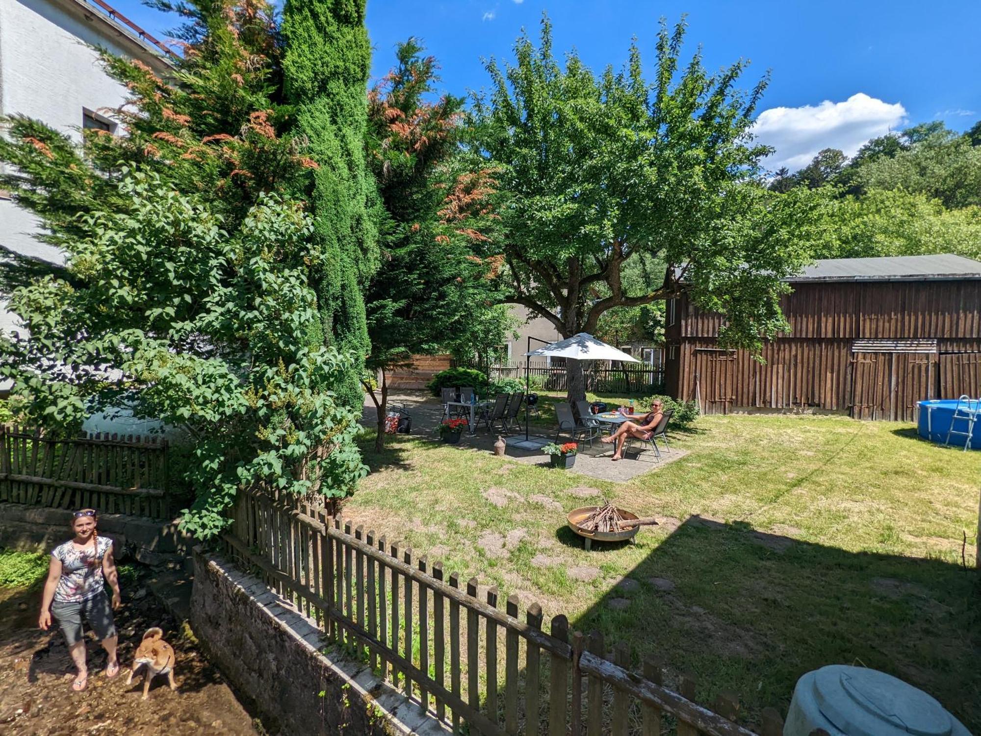 H2 - Urlaubsmagie - Garten, Pool, Terrasse, Grill 赛博尼茨 外观 照片