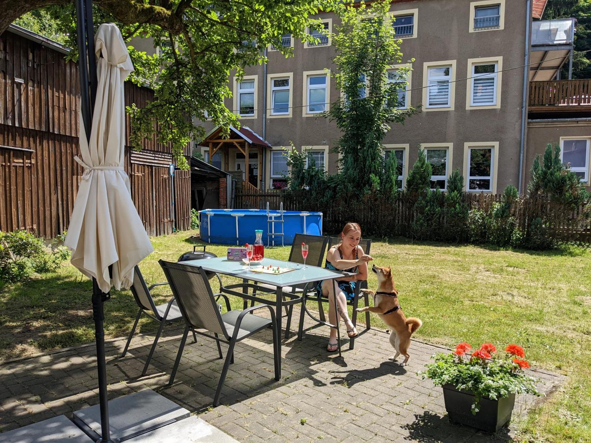 H2 - Urlaubsmagie - Garten, Pool, Terrasse, Grill 赛博尼茨 外观 照片